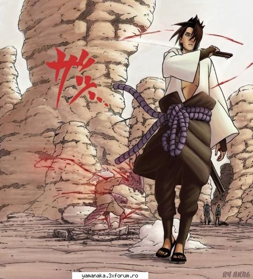 Sasuke Uchiha - nuj ce sa zic...cateodata prea fitzos...cam asa - Sasuke